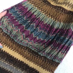 Gently used zig zag Tolani Scarf